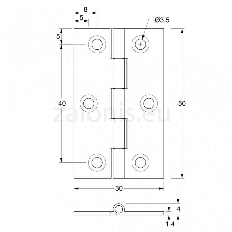 ΜΕΝΤΕΣΕΣ ΠΛΑΚΕ ΟΡΕΙΧΑΛΚΙΝΟΣ 50x30 ITALY